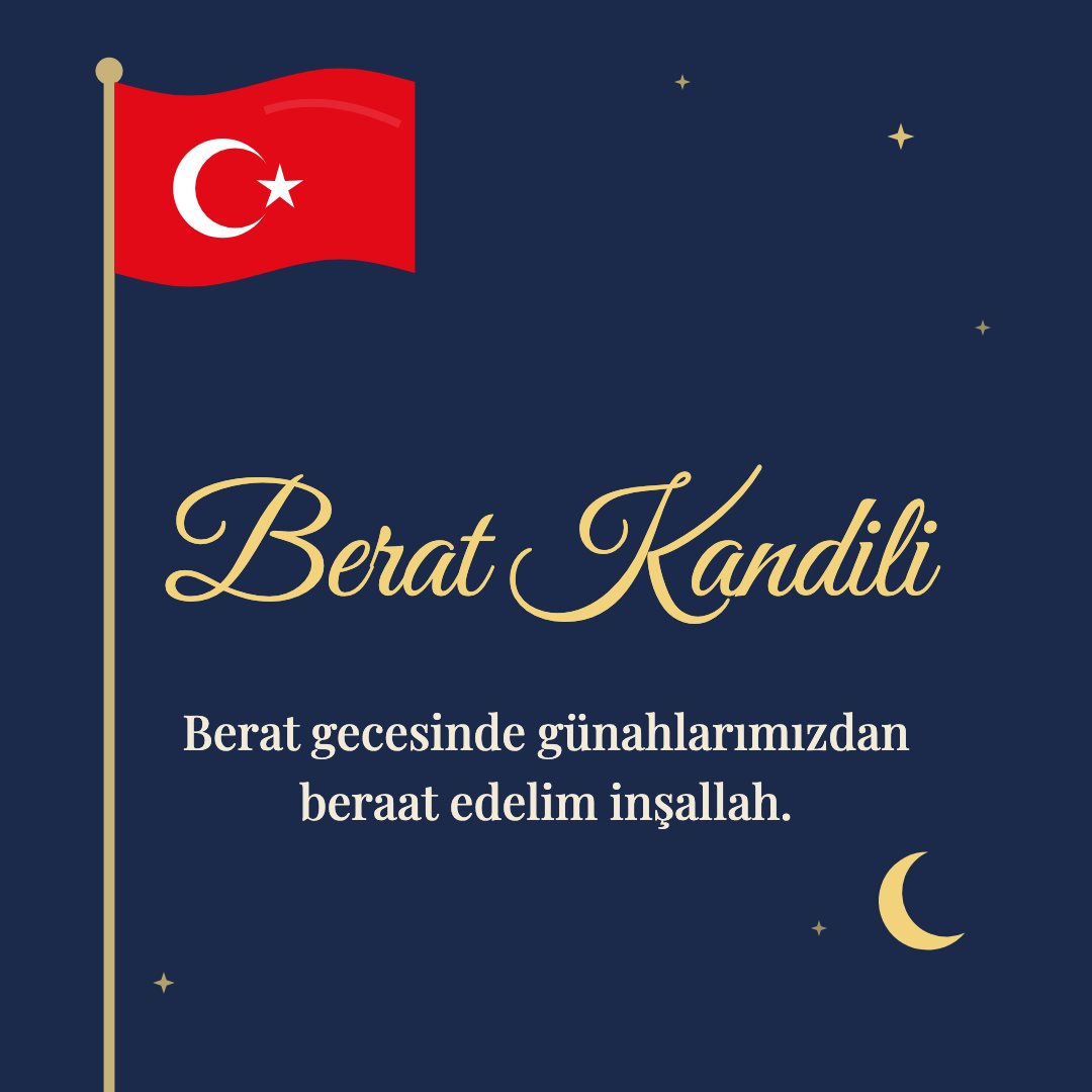 Berat Kandili resimli kart: Berat gecesinde günahlarımızdan beraat edelim inşallah.