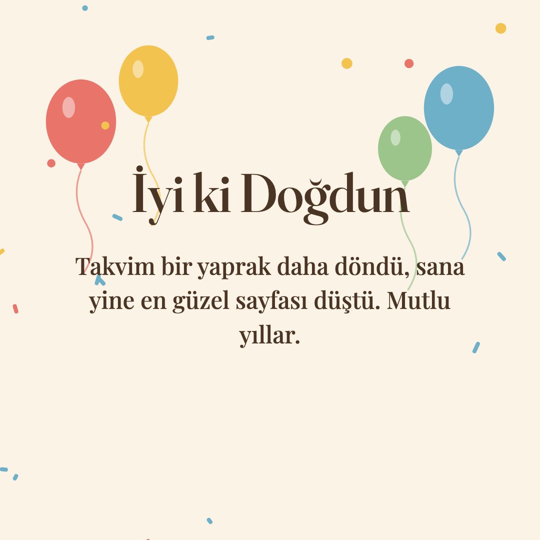 İyi ki Doğdun resimli kart: Takvim bir yaprak daha döndü, sana yine en güzel sayfası düştü. Mutlu yıllar.