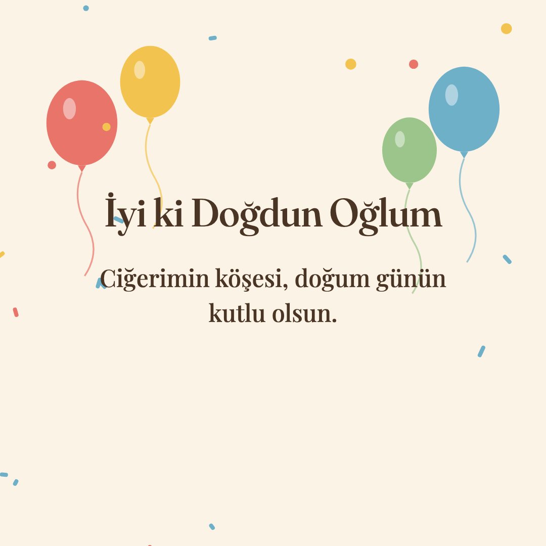İyi ki Doğdun Oğlum resimli kart: Ciğerimin köşesi, doğum günün kutlu olsun.