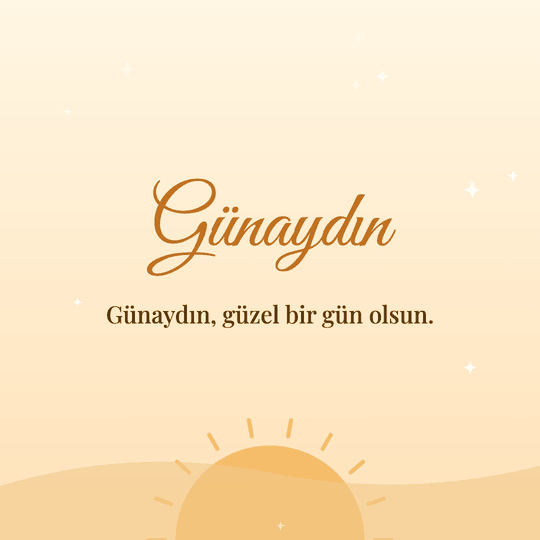 Günaydın hareketli (GIF) kart: Günaydın, güzel bir gün olsun.