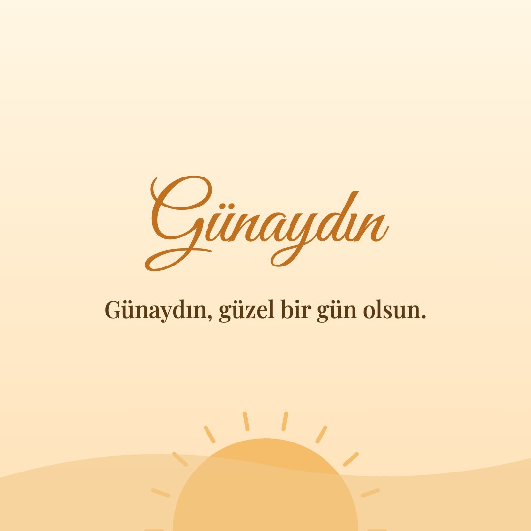 Günaydın resimli kart: Günaydın, güzel bir gün olsun.