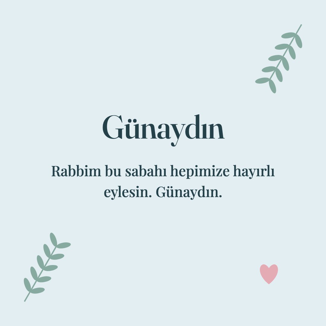 Günaydın resimli kart: Rabbim bu sabahı hepimize hayırlı eylesin. Günaydın.