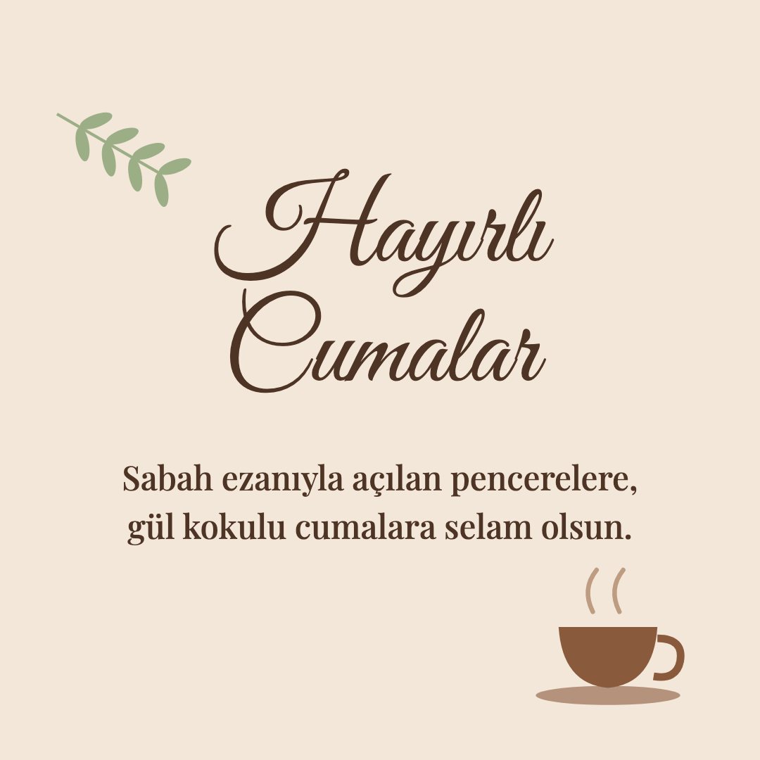 Hayırlı Cumalar resimli kart: Sabah ezanıyla açılan pencerelere, gül kokulu cumalara selam olsun.