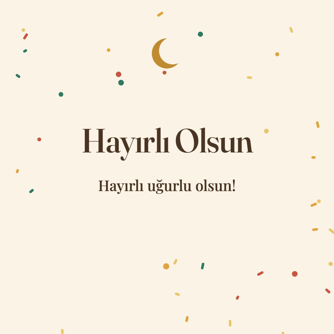 Hayırlı Olsun resimli kart: Hayırlı uğurlu olsun!