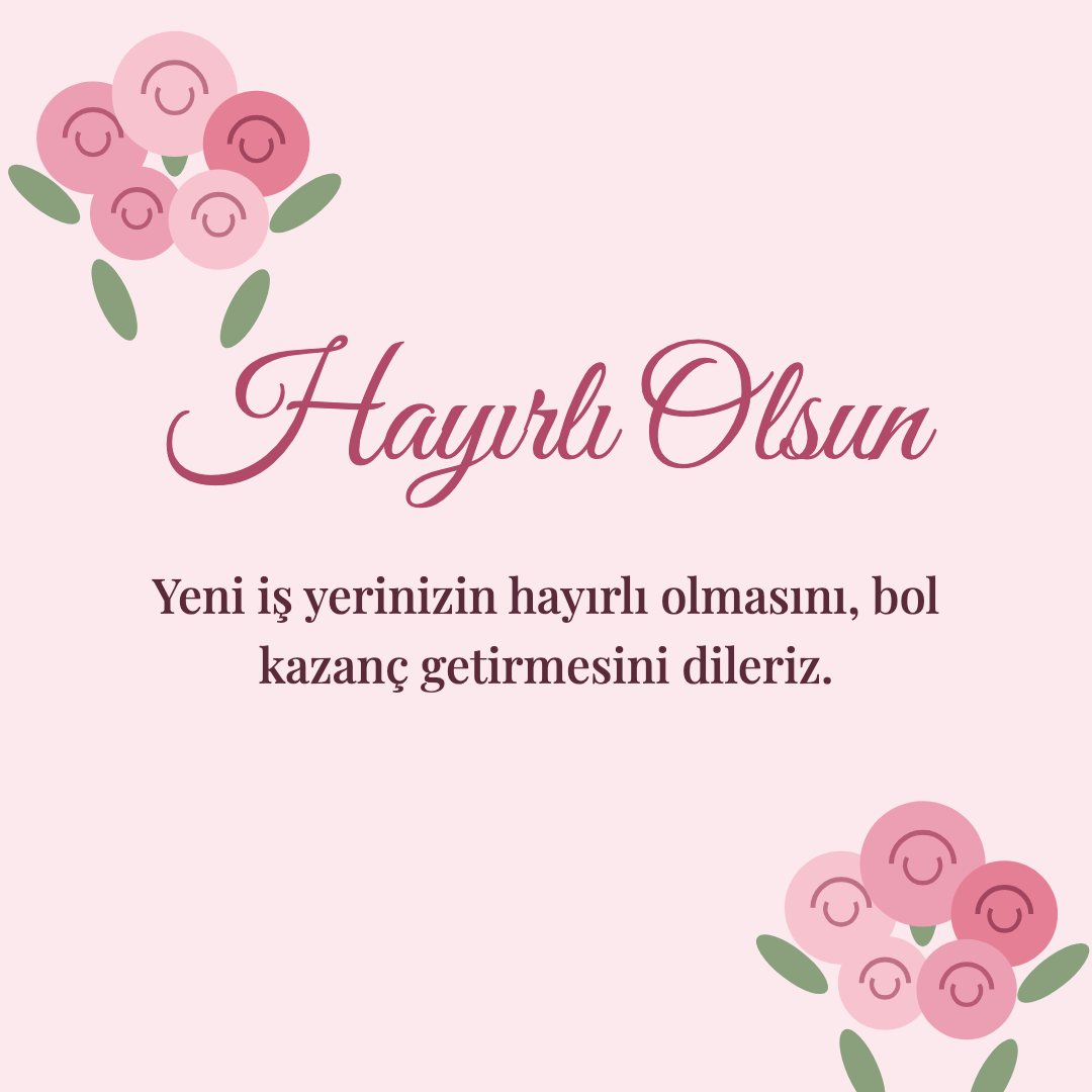 Hayırlı Olsun resimli kart: Yeni iş yerinizin hayırlı olmasını, bol kazanç getirmesini dileriz.