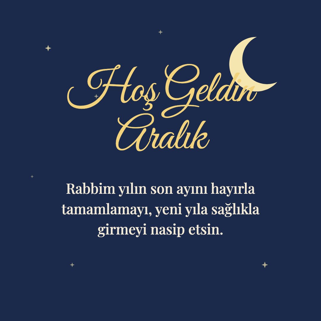 Hoş Geldin Aralık resimli kart: Rabbim yılın son ayını hayırla tamamlamayı, yeni yıla sağlıkla girmeyi nasip etsin.