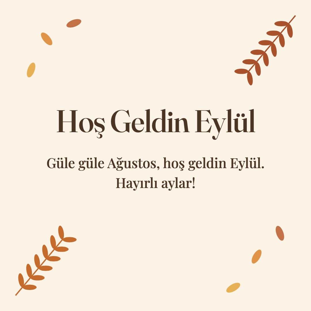 Hoş Geldin Eylül resimli kart: Güle güle Ağustos, hoş geldin Eylül. Hayırlı aylar!