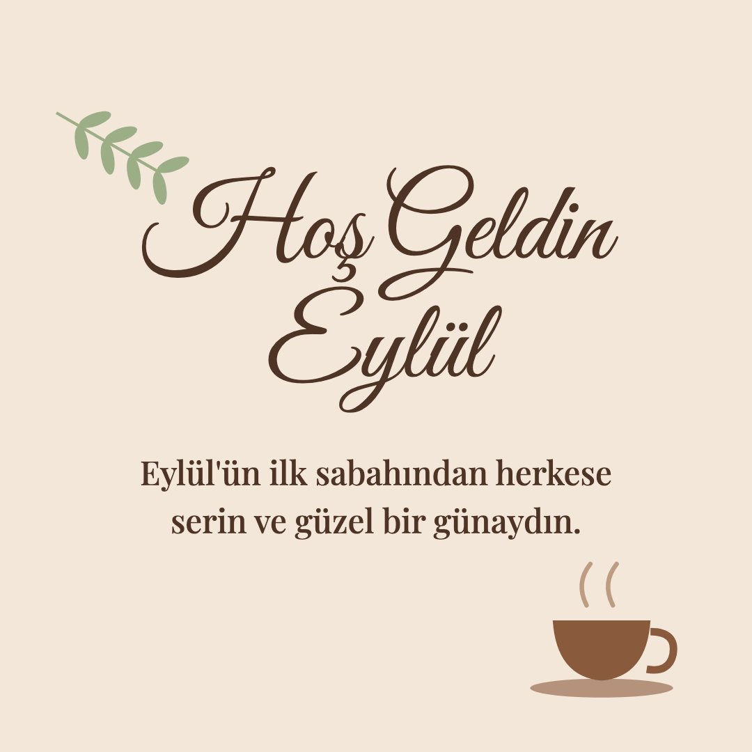 Hoş Geldin Eylül resimli kart: Eylül'ün ilk sabahından herkese serin ve güzel bir günaydın.