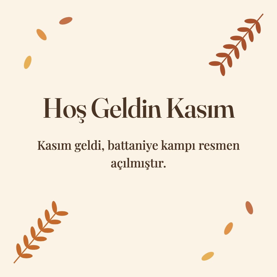 Hoş Geldin Kasım resimli kart: Kasım geldi, battaniye kampı resmen açılmıştır.