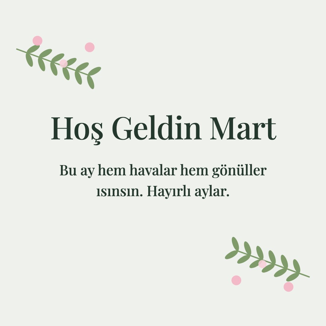 Hoş Geldin Mart resimli kart: Bu ay hem havalar hem gönüller ısınsın. Hayırlı aylar.