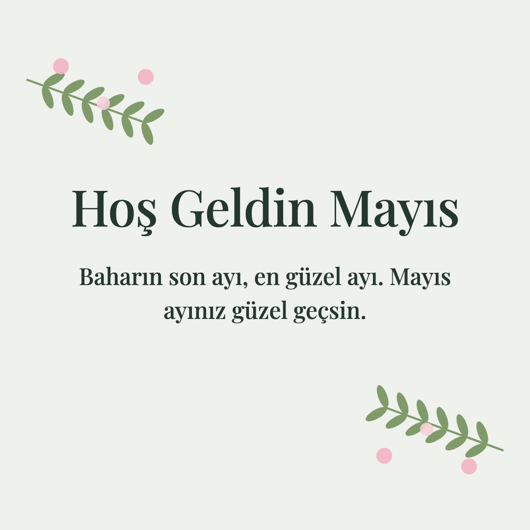 Hoş Geldin Mayıs resimli kart: Baharın son ayı, en güzel ayı. Mayıs ayınız güzel geçsin.