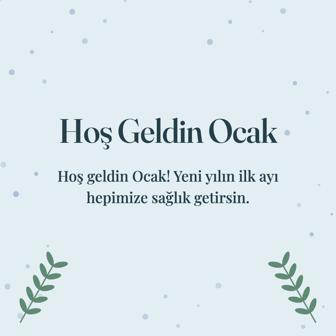 Hoş Geldin Ocak resimli kart: Hoş geldin Ocak! Yeni yılın ilk ayı hepimize sağlık getirsin.