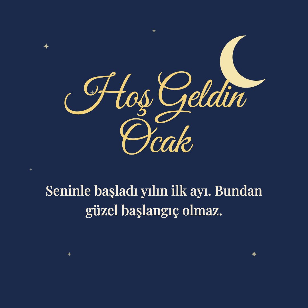 Hoş Geldin Ocak resimli kart: Seninle başladı yılın ilk ayı. Bundan güzel başlangıç olmaz.
