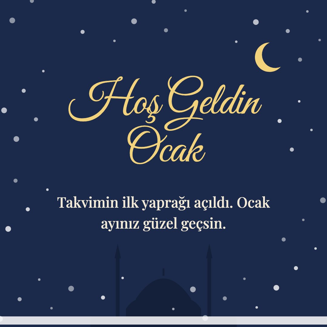 Hoş Geldin Ocak resimli kart: Takvimin ilk yaprağı açıldı. Ocak ayınız güzel geçsin.