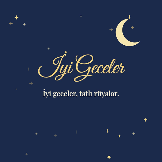 İyi Geceler hareketli (GIF) kart: İyi geceler, tatlı rüyalar.