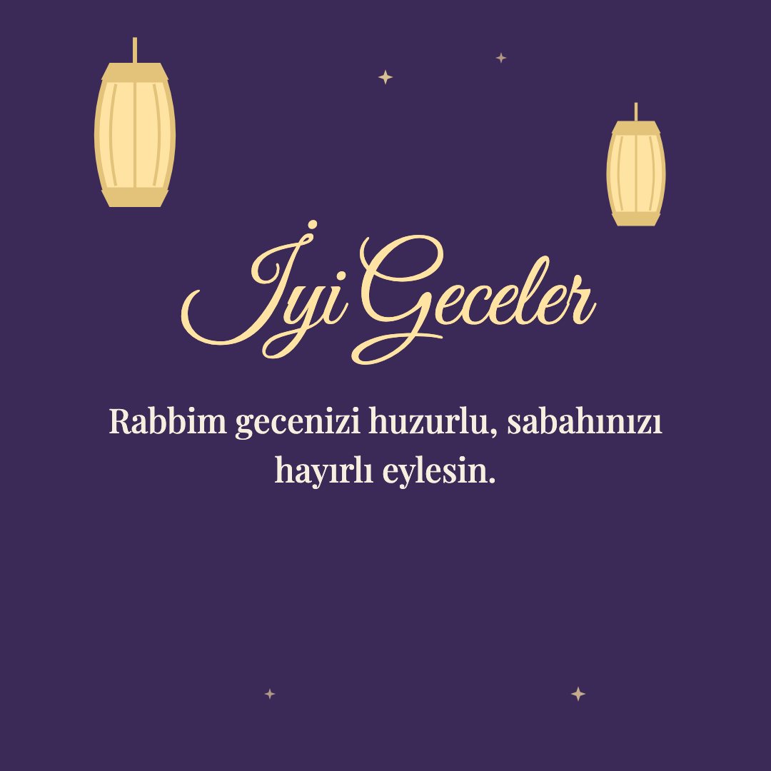 İyi Geceler resimli kart: Rabbim gecenizi huzurlu, sabahınızı hayırlı eylesin.