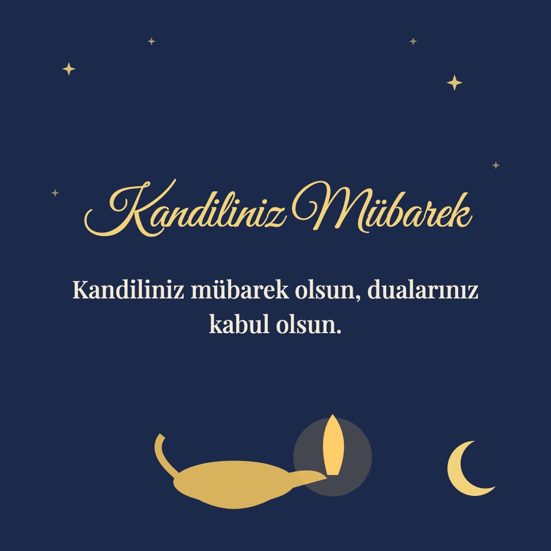 Kandiliniz Mübarek resimli kart: Kandiliniz mübarek olsun, dualarınız kabul olsun.