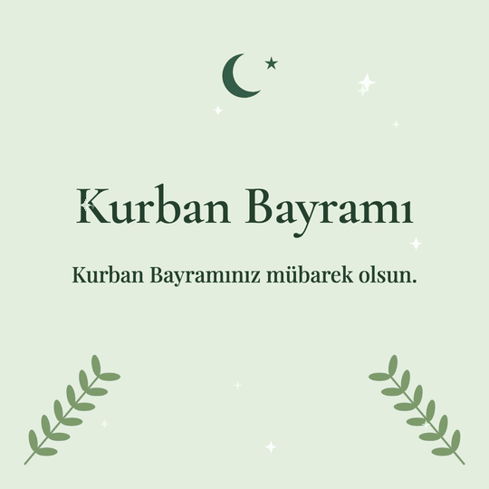 Kurban Bayramı hareketli (GIF) kart: Kurban Bayramınız mübarek olsun.