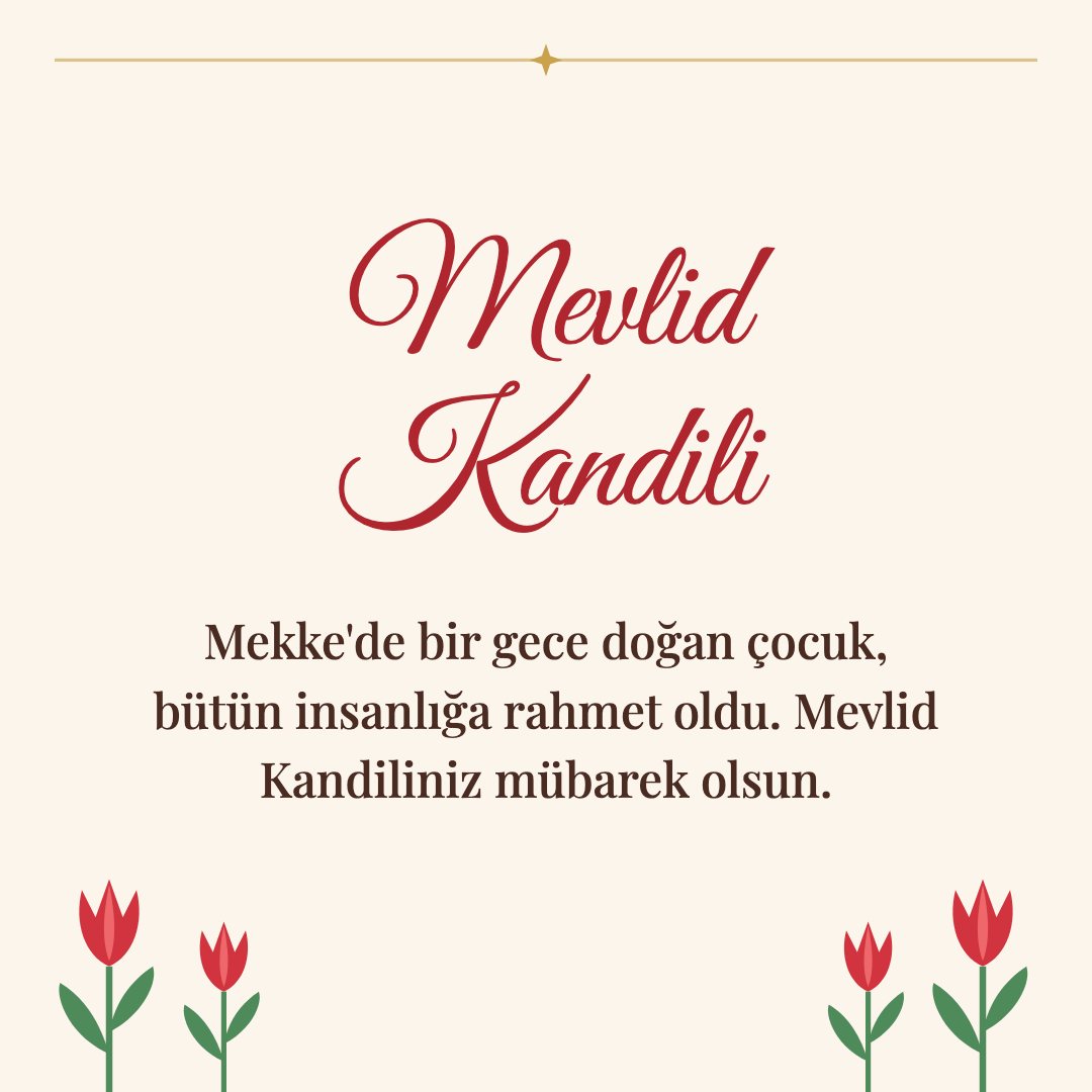 Mevlid Kandili resimli kart: Mekke'de bir gece doğan çocuk, bütün insanlığa rahmet oldu. Mevlid Kandiliniz mübarek olsun.