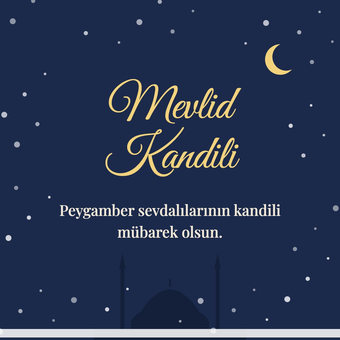 Mevlid Kandili resimli kart: Peygamber sevdalılarının kandili mübarek olsun.
