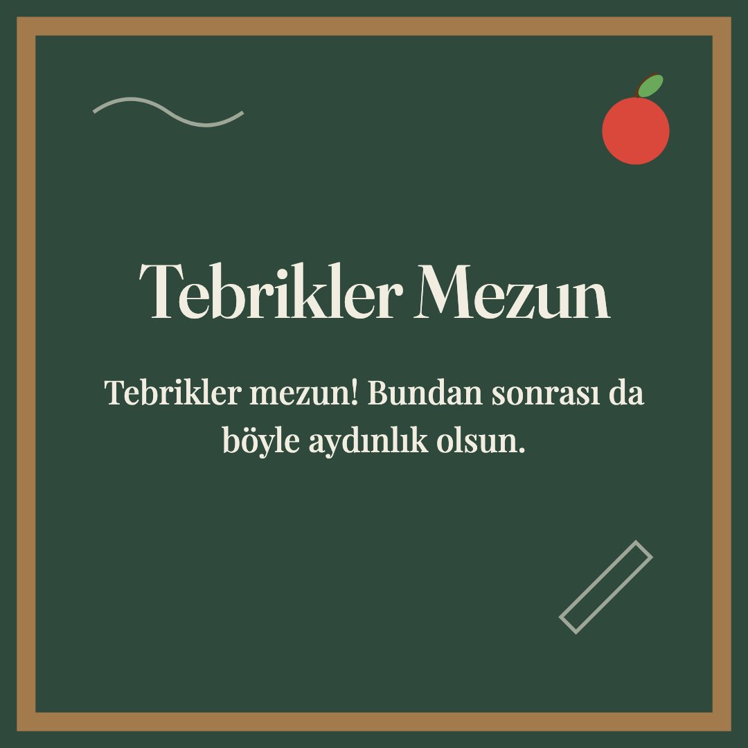 Tebrikler Mezun resimli kart: Tebrikler mezun! Bundan sonrası da böyle aydınlık olsun.