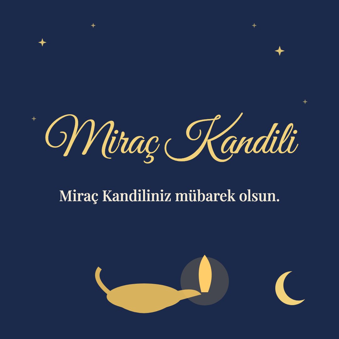 Miraç Kandili resimli kart: Miraç Kandiliniz mübarek olsun.