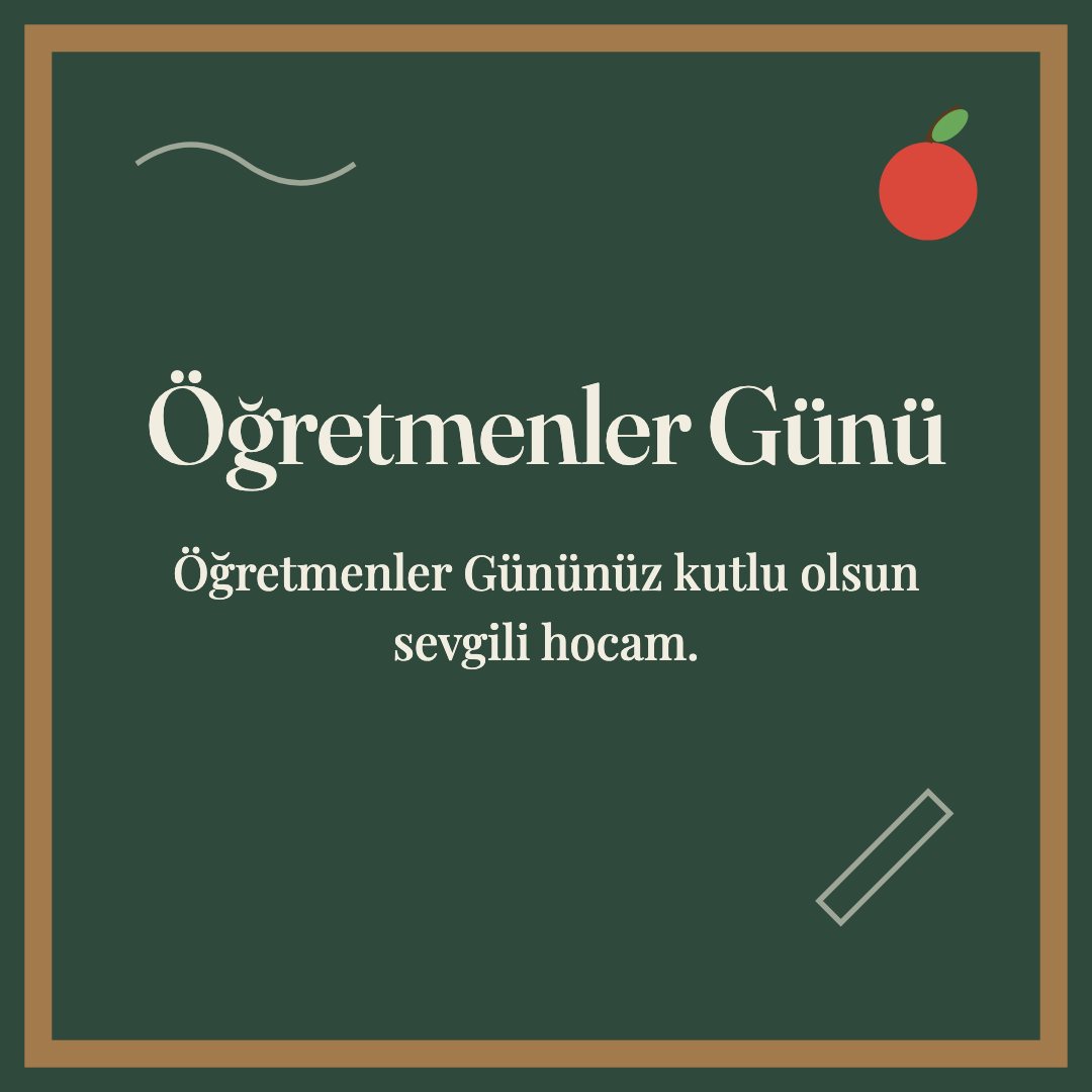 Öğretmenler Günü resimli kart: Öğretmenler Gününüz kutlu olsun sevgili hocam.