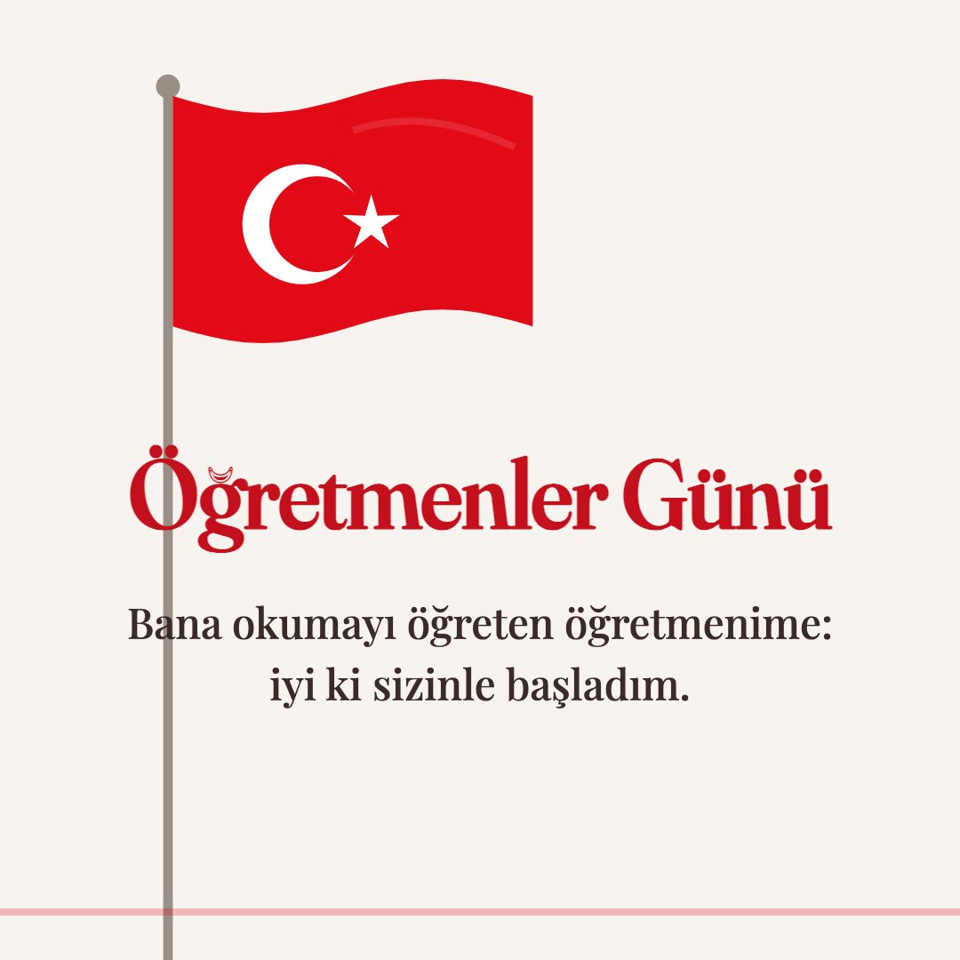 Öğretmenler Günü resimli kart: Bana okumayı öğreten öğretmenime: iyi ki sizinle başladım.