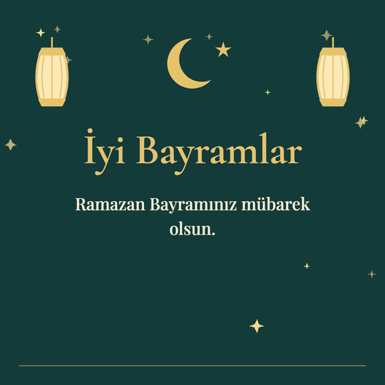 İyi Bayramlar hareketli (GIF) kart: Ramazan Bayramınız mübarek olsun.