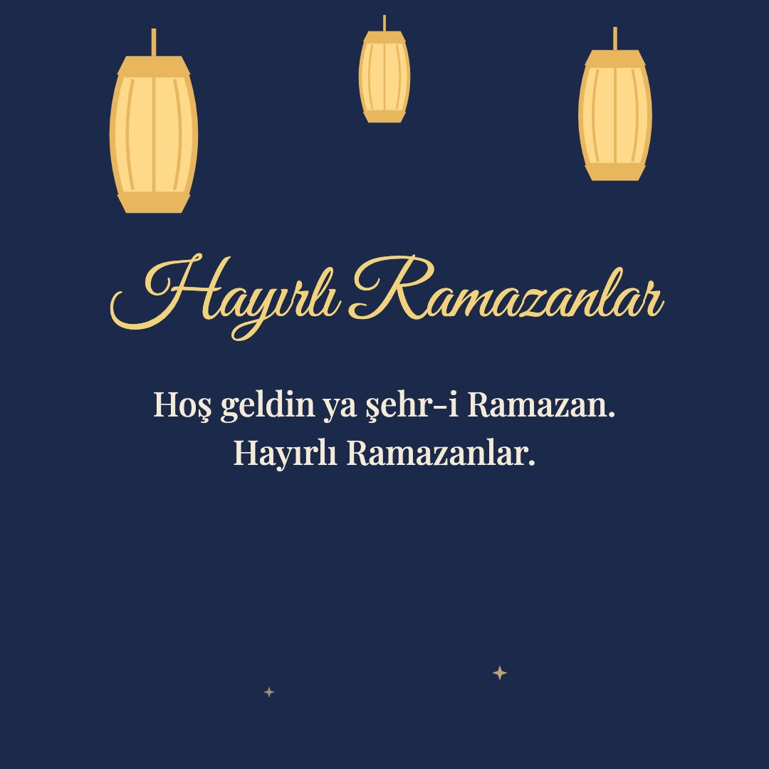 Hayırlı Ramazanlar resimli kart: Hoş geldin ya şehr-i Ramazan. Hayırlı Ramazanlar.