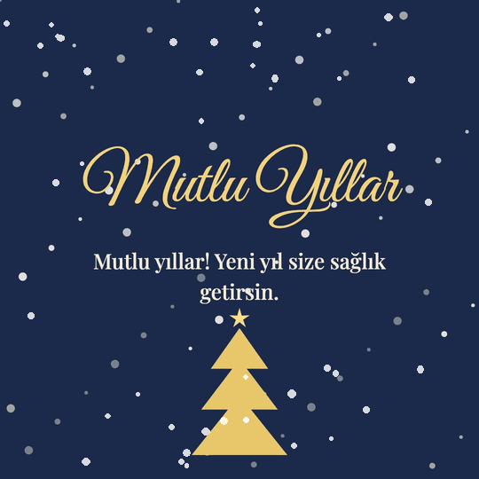 Mutlu Yıllar hareketli (GIF) kart: Mutlu yıllar! Yeni yıl size sağlık getirsin.