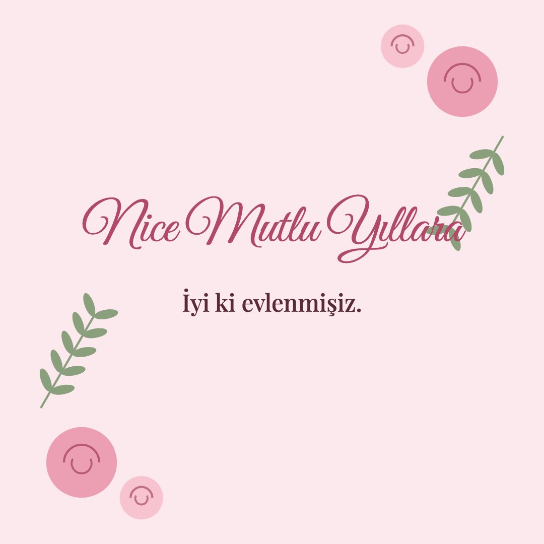 Nice Mutlu Yıllara resimli kart: İyi ki evlenmişiz.